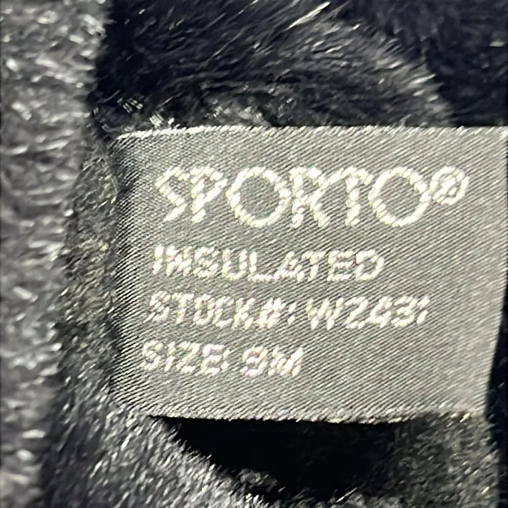 Sporto Polartec Suede Leather Fur Insulated Waterproof Winter Boots Black 9